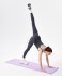 Коврик для йоги и фитнеса Starfit FM-201, TPE, 183x61x0,6 см, фиолетовый пастель/серый (2103980)