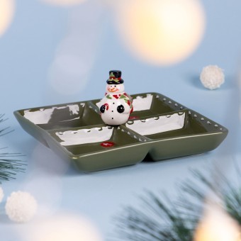 Менажница 4 секции коллекция "christmas gift" 19*19*9,5 см Lefard (230-535)