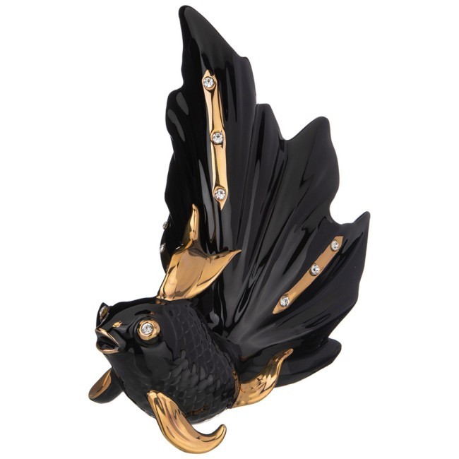 Фигурка"черная рыбка" высота=28 см.(кор-4шт) Lefard (58-261)