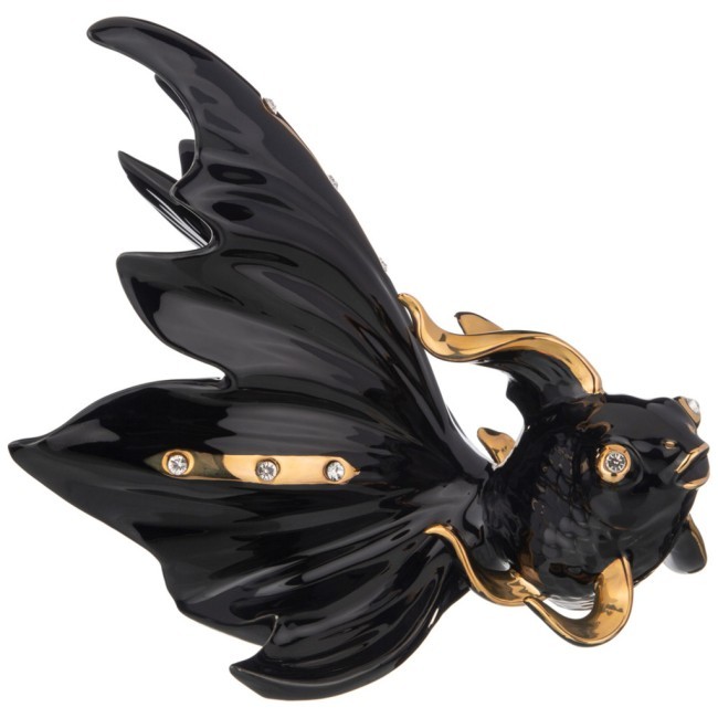 Фигурка"черная рыбка" высота=28 см.(кор-4шт) Lefard (58-261)