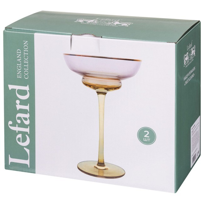 Набор креманок "twist & shine" pink, 2 шт/220 мл Lefard (687-003) Набор креманок "twist & shine" pink, 2 шт/220 мл Lefard (687-003)