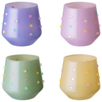 Набор стаканов "tender colors" из 4 шт. 380 мл Lefard (685-142)