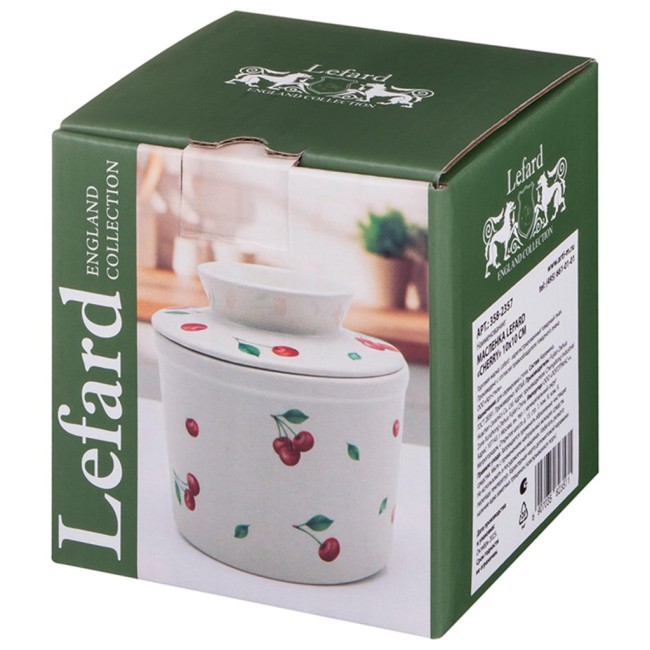 Масленка lefard "cherry" 10*10 см Lefard (358-2357)