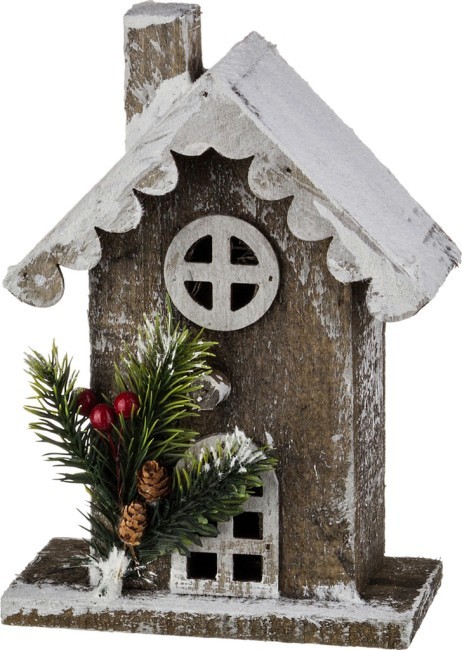 Изделие декоративное "домик" 15*8*22 cm. без упаковки (кор=16шт.) Lefard (240-036)