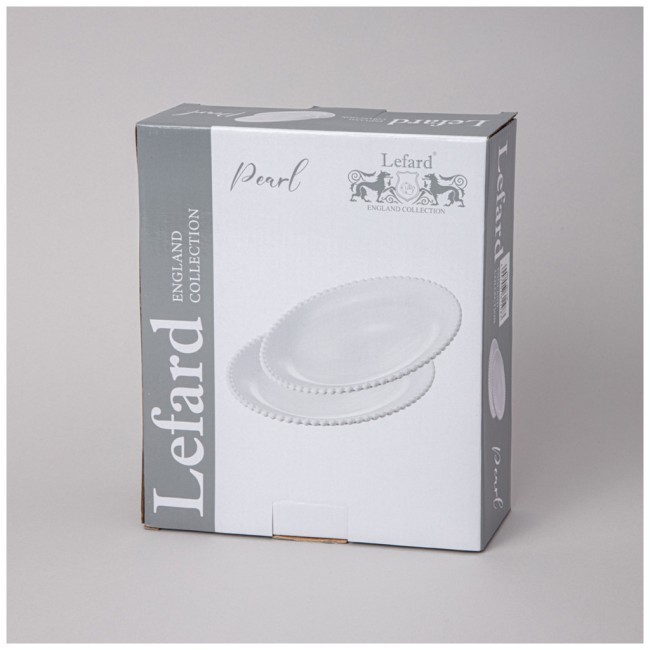 Набор тарелок овальных lefard "pearl" 2 шт. 23*19,5*3 см Lefard (761-108)