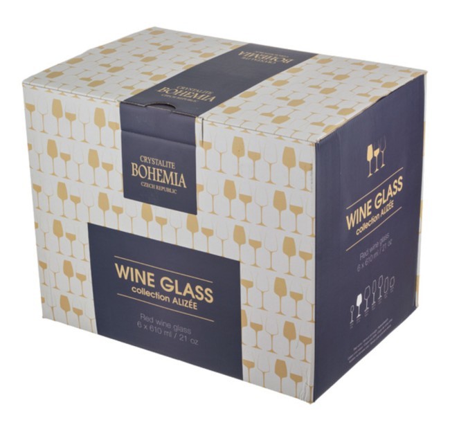 Набор бокалов для вина из 6 шт. "alizee/anser" 610 мл высота=24 см Crystal Bohemia (669-149) Набор бокалов для вина из 6 шт. "alizee/anser" 610 мл высота=24 см Crystal Bohemia (669-149)