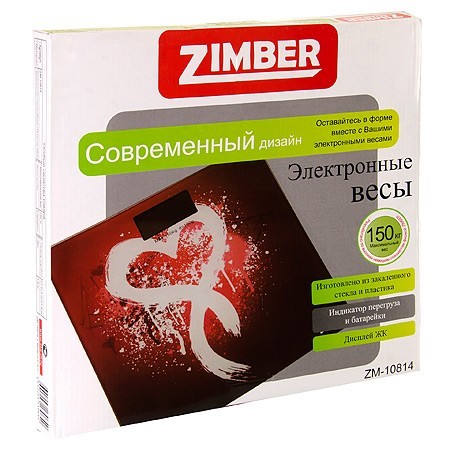 Эл. весы напольные 150 кг ZIMBER (10814) Эл. весы напольные 150 кг ZIMBER (10814)