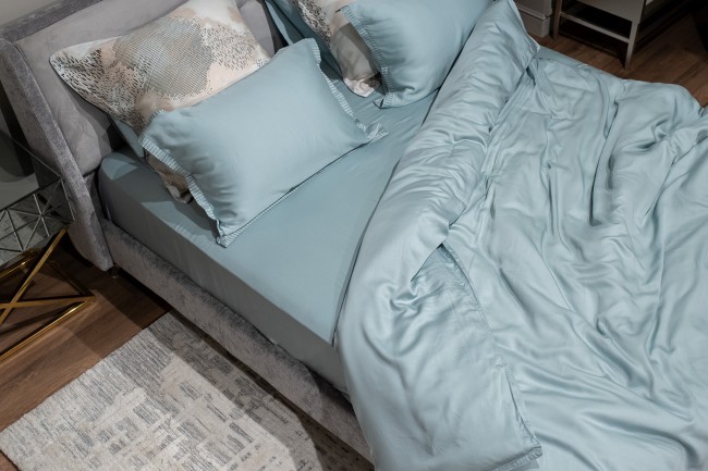 Пододеяльник тенсель бирюзовый 220*200 (TT-00011360)