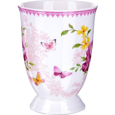 Кружка фарфоровая 300 мл Цветы LR (27879) Кружка фарфоровая 300 мл Цветы LR (27879)