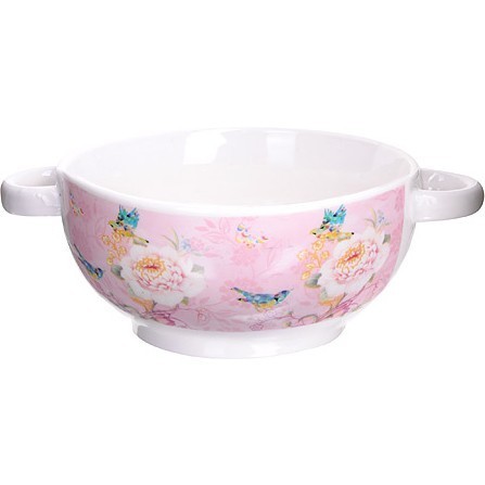 Набор супниц фарфор 5пр на подставке LR (28481)