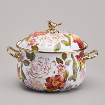 Кастрюля agness эмалированная с крышкой, серия фландрия, 3,8л, диа.20см Agness (950-593) Кастрюля agness эмалированная с крышкой, серия фландрия, 3,8л, диа.20см Agness (950-593)