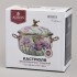 Кастрюля agness эмалированная с крышкой, серия фландрия, 3,8л, диа.20см Agness (950-593)