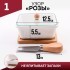 Маслёнка/паштетница 4пр LR (60327)