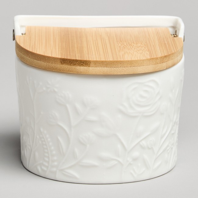 Банка для соли с дер.крышкой lefard "meadow" 11,5*11*9,5 см 450 мл Lefard (587-239)