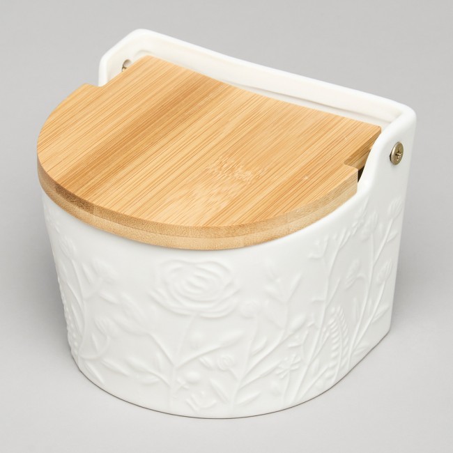 Банка для соли с дер.крышкой lefard "meadow" 11,5*11*9,5 см 450 мл Lefard (587-239)