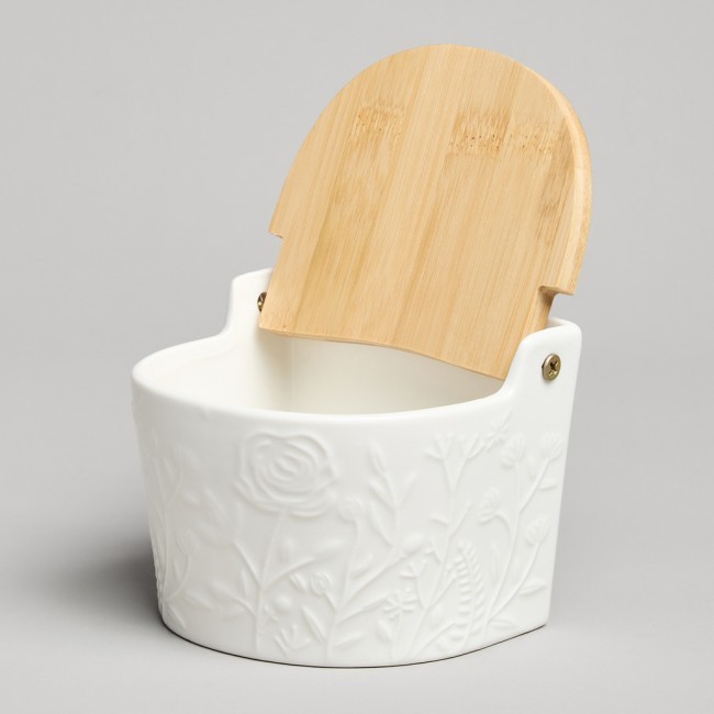 Банка для соли с дер.крышкой lefard "meadow" 11,5*11*9,5 см 450 мл Lefard (587-239)