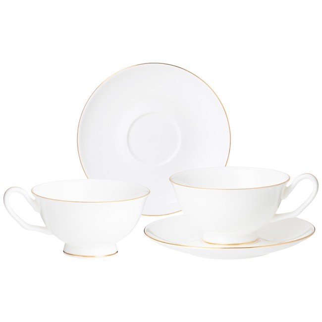 Чайный набор lefard "классик белый" на 2 пер. 4 пр. 250 мл (кор-12наб) Lefard (85-831) Чайный набор lefard "классик белый" на 2 пер. 4 пр. 250 мл (кор-12наб) Lefard (85-831)