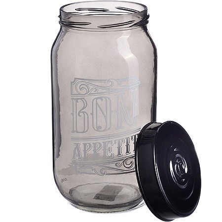 Банка для сыпучих 1 л. черная Mayer&Boch (80763) Банка для сыпучих 1 л. черная Mayer&Boch (80763)