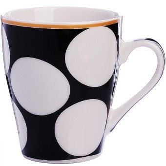 Кружка 340мл Горох Black White LR (9-31232-2)