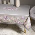 Скатерть "ирисы" 140х180см ,серый, 100% хлопок,твил пропитка (850-755-2) 