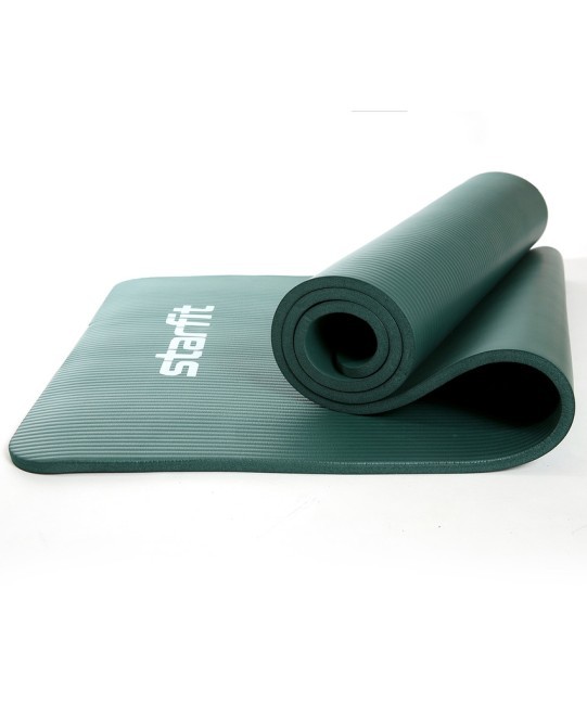 Коврик для йоги и фитнеса Starfit FM-301, NBR, 183x61x1,2 см, изумрудный (2105117)