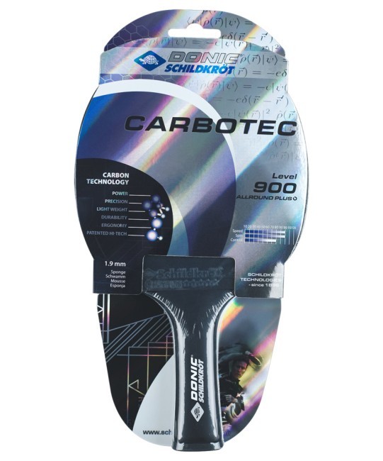 Ракетка для настольного тенниса Donic Carbotec 900, carbon (1483799)