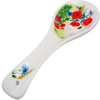 Подставка для ложки 22,3см Цветущие Маки доломит LR (60271)