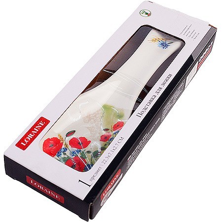 Подставка для ложки 22,3см Цветущие Маки доломит LR (60271)