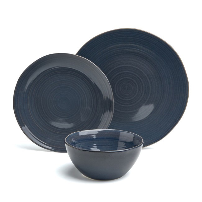 Набор обеденный bronco "concept" на 4пер. 12 пр. синий Bronco (576-1010)