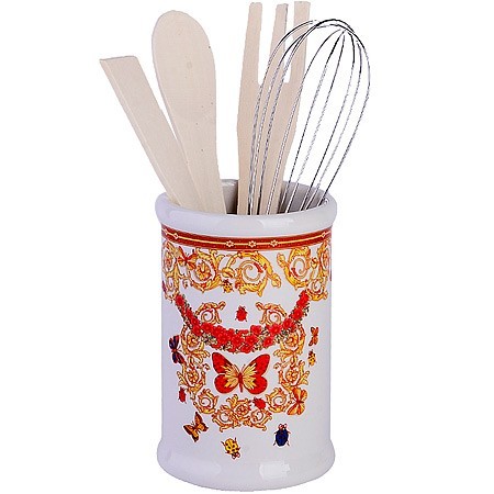 Подставка с кухонными принадлежностями 5пр Романтика долом/дер LR (30777) Подставка с кухонными принадлежностями 5пр Романтика долом/дер LR (30777)