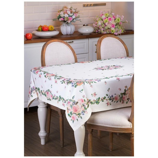 Скатерть "винтаж" 140х180 ,кремовый, 100% хлопок с пропиткой,твил Lefard (850-714-24) Скатерть "винтаж" 140х180 ,кремовый, 100% хлопок с пропиткой,твил Lefard (850-714-24)