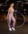 БЕЗ УПАКОВКИ Обруч массажный STARFIT HH-107 разборный, двухрядный, серый/фиолетовый (2118415)