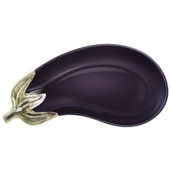 Блюдо сервировочное lefard "баклажан" 24х12х3,5 см Lefard (536-312)