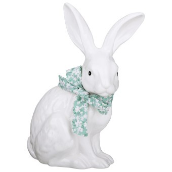 Фигурка кролик с бантом 18.6*10.7*24.4 см Lefard (138-322)