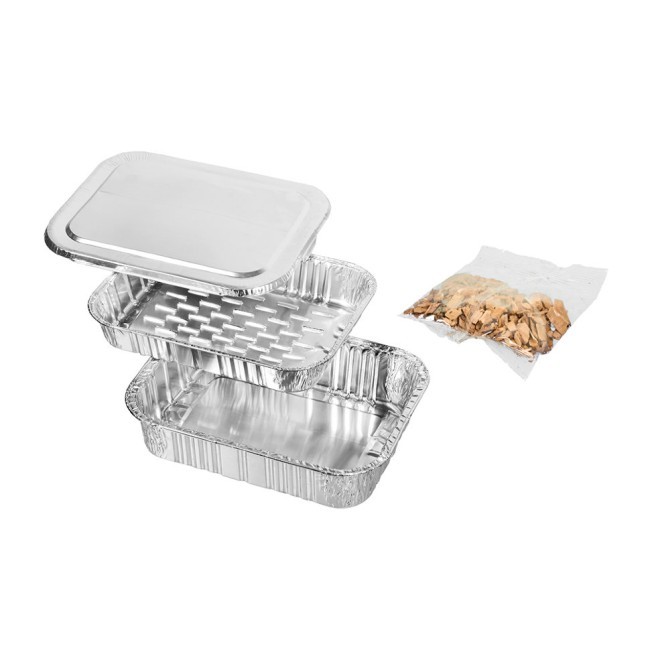 Коптильня одноразовая BOYSCOUT 20х15 см  (ольховая  щепа, соль, черный перец) 61278 (53799)