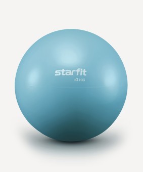 Медбол STARFIT GB-703, 4 кг, синий пастель (1007324)