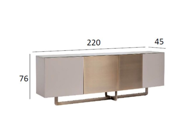 Комод Space 220*45*76см (TT-00002082)