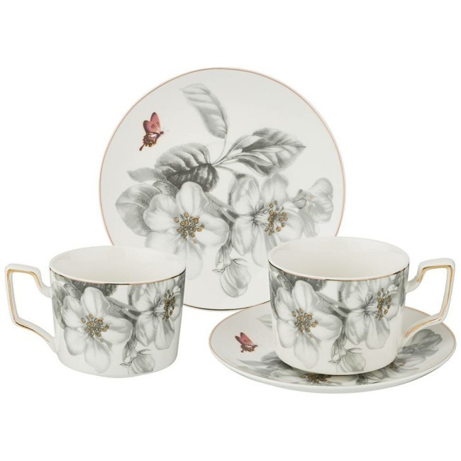 Чайный набор lefard "райские яблочки" на 2 пер. 4 пр. 300 мл Lefard (275-1141)