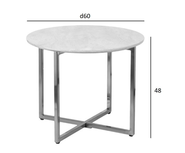 Стол журнальный круглый d60*48cм (TT-00001974)