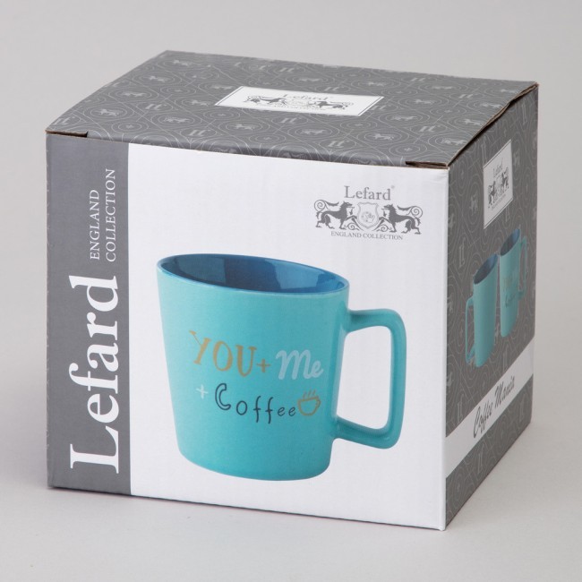Кружка "you+me+coffee" 365 мл Lefard (260-947)