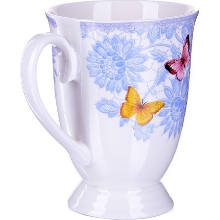 Кружка фарфоровая 300 мл Бабочка LR (27878)