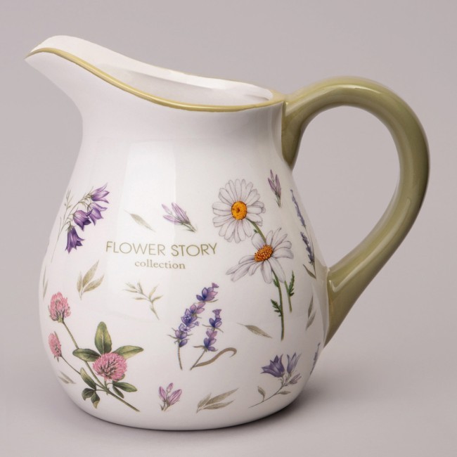 Кувшин agness "flower story" 18*13*16,5 см 1150 мл Agness (358-2179)
