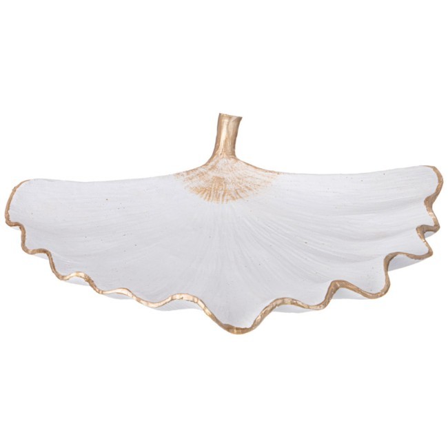 Блюдо декоративное "leaf" цвет:белый 28,5*22,5*5см Lefard (248-086)