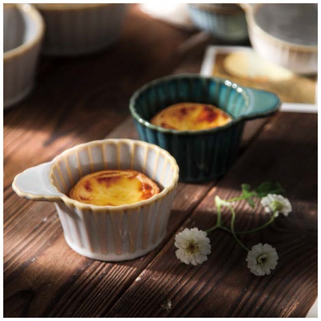 Набор форм для выпечки и сервировки bronco "soul kitchen"2 шт. 8/10*8*4,5см 100мл синий Bronco (189-362)