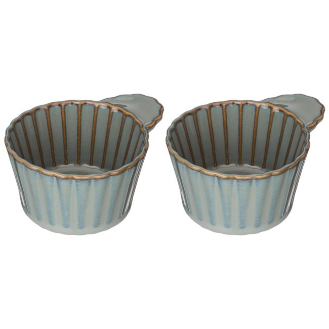 Набор форм для выпечки и сервировки bronco "soul kitchen"2 шт. 8/10*8*4,5см 100мл синий Bronco (189-362)