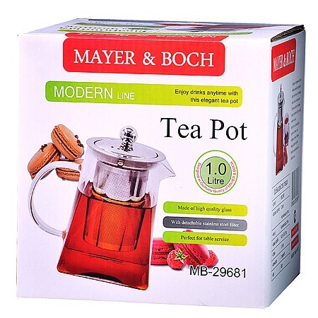Чайник заварочный 950мл стекло Mayer&Boch (29681) Чайник заварочный 950мл стекло Mayer&Boch (29681)