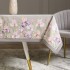 Скатерть "ирисы" 160х220см ,серый, 100% хлопок,твил пропитка (850-755-21) 