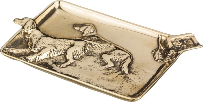 Пепельница "охотничьи собаки" 11*8 см. STILARS (333-041)