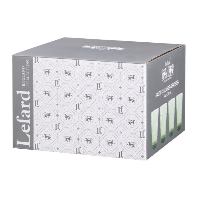 Набор стаканов из 4 шт. "grasses" 330 мл/12,5 см Lefard (750-014) Набор стаканов из 4 шт. "grasses" 330 мл/12,5 см Lefard (750-014)