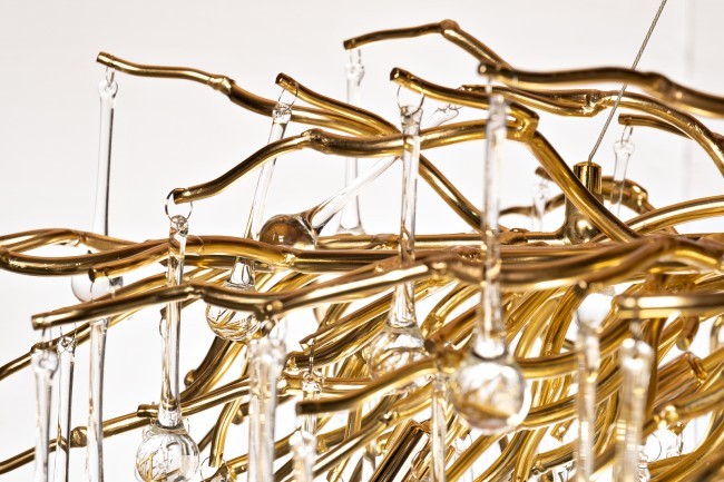 Люстра круглая d.120*h.38см, металл цвет золото (TT-00013463) Люстра круглая d.120*h.38см, металл цвет золото (TT-00013463)